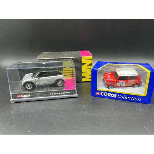 592 - 11 Corgi Die-cast vehicles including Corgi 07103 Gold Plated Land Rover 50 years, Royal Mail Millenn... 