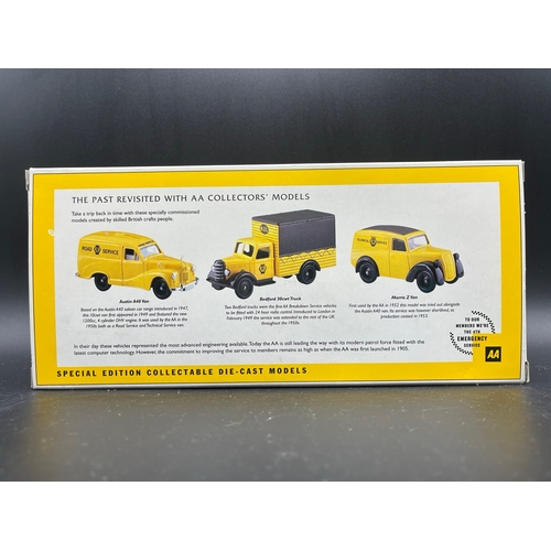 593 - Lledo Automobile Association Vans of the 50s Special Edition set and 'Matchbox' Series 40th Annivers... 