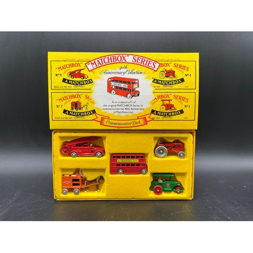 593 - Lledo Automobile Association Vans of the 50s Special Edition set and 'Matchbox' Series 40th Annivers... 