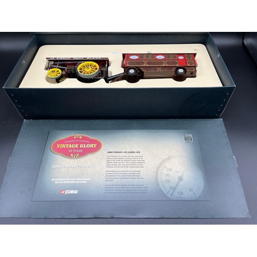 595 - Corgi 80110 Limited Edition Fowler B6 Showmans Locomotive 'Onward' - Le Mont Blanc & Caravan, 1:50 s... 