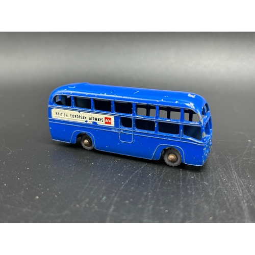 601 - 9 Lesney and 2 Benbros die-cast, includes Lesney No.74 Mobile Canteen, No. 23 Bluebird Dauphine, Pas... 