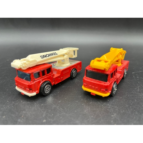 602 - 26 Fire Trucks/Engines and Vehicles from Matchbox, Hot Wheels, Whizz Wheels, Lesney and Corgi Junior... 