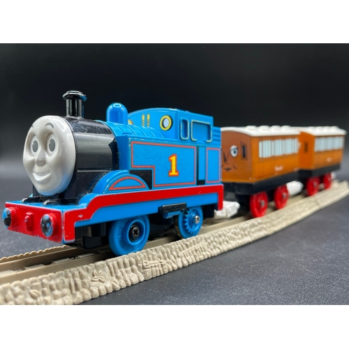 780 - A Gigantic collection of Tomy Thomas and Friends play rail of Trackmaster  Brown, Light blue and Dar... 