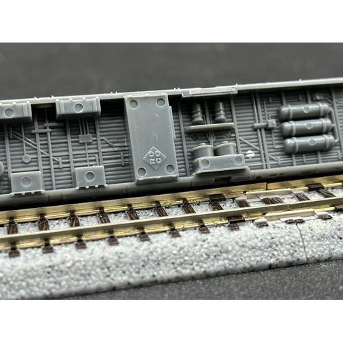 283 - Four Roco 'N' Gauge OBB Coaches/Cars believed to be Austrian Federal Railways, 1st, 1st/2nd (2) and ... 