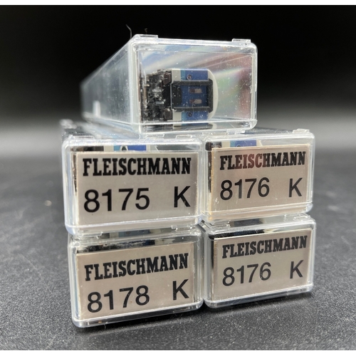 287 - A rake of five Fleischmann 8175K Type Bimdzf 269.0 InterRegio control car 51 80 80-95 818-5 of the D... 