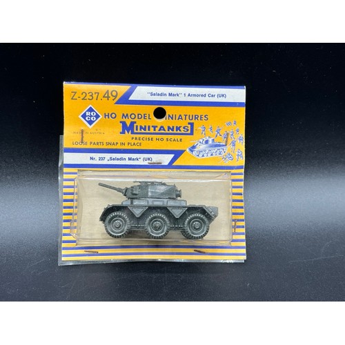 682 - 15 Roco Minitanks, includes AVLB M48 219, Patriot Man 8x8 751, HO219 Brückenlege-panzer M48, HO157 P... 