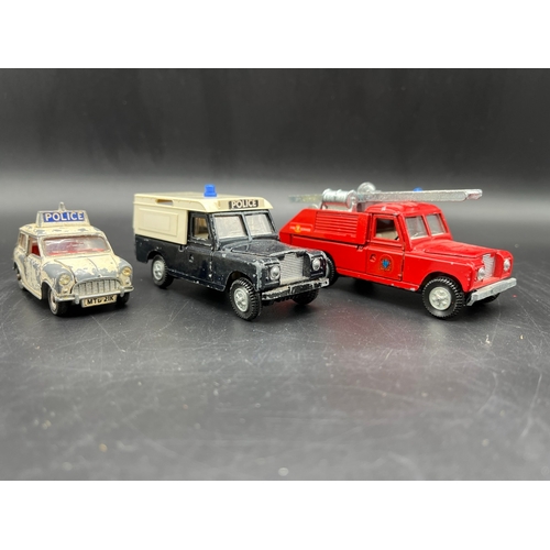 605 - A mixed Lot of mostly Dinky and Corgi die-cast, includes Dinky Toys Johnston Road Sweeper in working... 