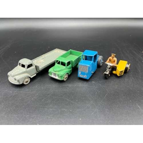 605 - A mixed Lot of mostly Dinky and Corgi die-cast, includes Dinky Toys Johnston Road Sweeper in working... 