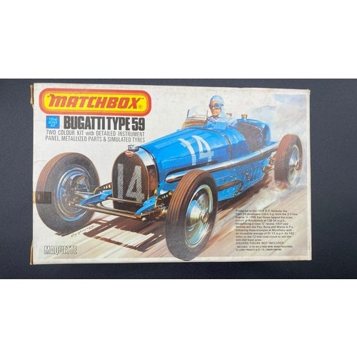 681 - 3 Boxed unbuilt kits - Two Matchbox and one Airfix. (G). (3). 800g.
Matchbox Aston Martin PK-301 1-3... 