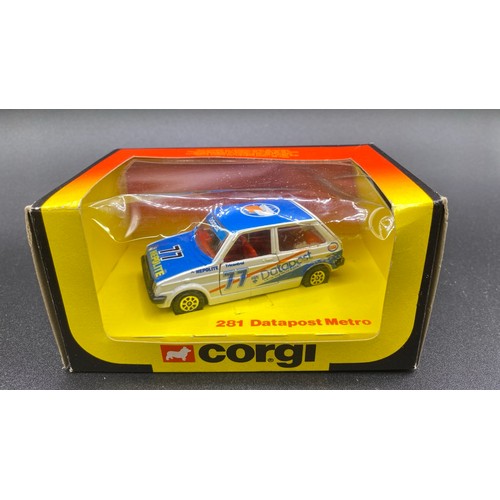 610 - 9 Boxed Corgi Vehicles, including 1352 Renault 5 Turbo. (Cars VG, Boxes P). 1900g.
1352 Renault 5 Tu... 