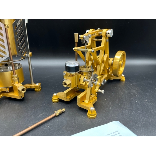 16 - Educational Stirling external combustion engine model, constructed kit - Very Good (1) 1600g