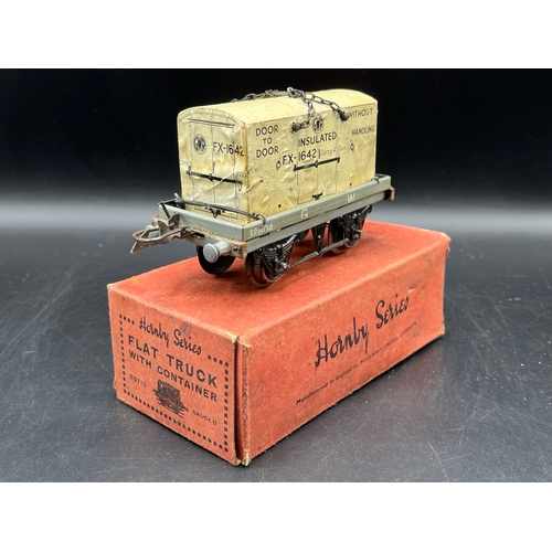 41 - 12 Hornby Meccano O Gauge Rolling-stock, includes LMS Green/White Hopper Wagon & Brake Van (G), No.1... 