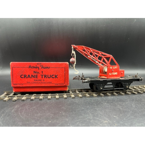 42 - Hornby Meccano O Gauge No.1 Crane Truck 42135 Type 3 Base SR 1948 'To Lift 10 Tons' in Good complete... 