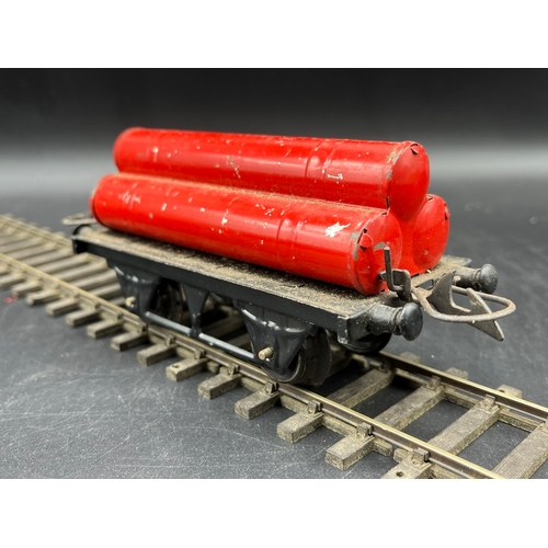 44 - 5 Hornby Meccano Gauge O UTLX 4739 Union Tank Car Co. Oil wagon, Shell Motor Spirit Tank wagon, Esso... 