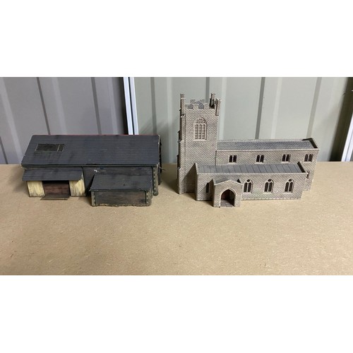 325 - 46 buildings, bridges & structures. Card, Metal & Plastic construction. F/G. (46). 10000g