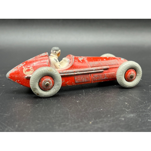 516 - Six Dinky Racing Cars, 23F Alfa-Romeo, 23G Cooper Bristol, 23H Ferrari, 23J HWM, 23K Talbot Lago, 23... 