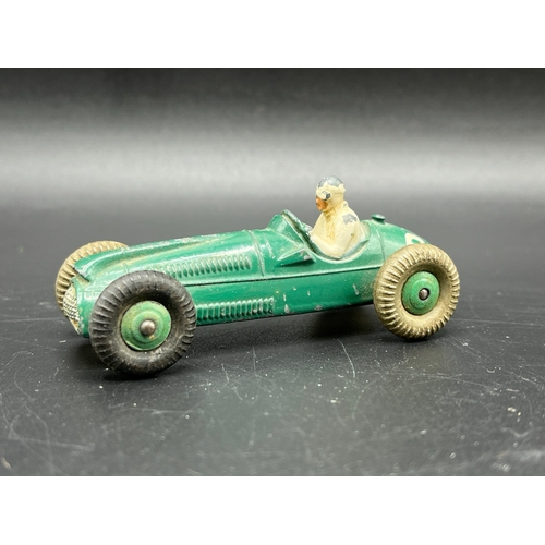 516 - Six Dinky Racing Cars, 23F Alfa-Romeo, 23G Cooper Bristol, 23H Ferrari, 23J HWM, 23K Talbot Lago, 23... 