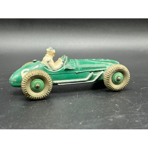 516 - Six Dinky Racing Cars, 23F Alfa-Romeo, 23G Cooper Bristol, 23H Ferrari, 23J HWM, 23K Talbot Lago, 23... 