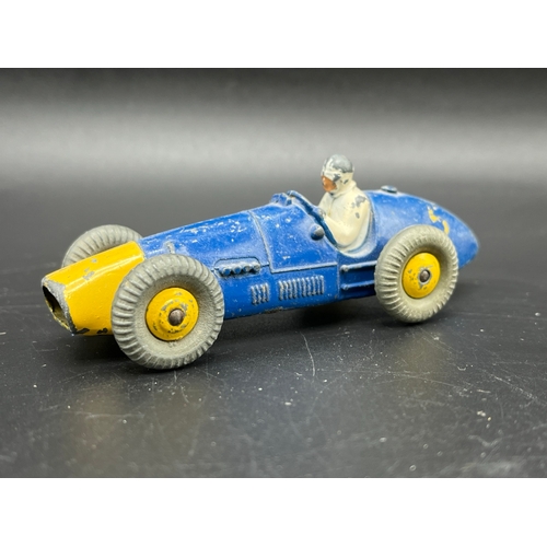 516 - Six Dinky Racing Cars, 23F Alfa-Romeo, 23G Cooper Bristol, 23H Ferrari, 23J HWM, 23K Talbot Lago, 23... 