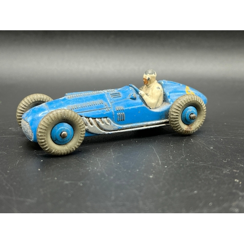 516 - Six Dinky Racing Cars, 23F Alfa-Romeo, 23G Cooper Bristol, 23H Ferrari, 23J HWM, 23K Talbot Lago, 23... 