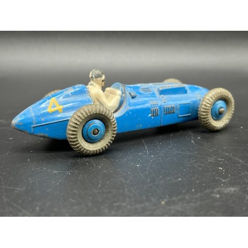 516 - Six Dinky Racing Cars, 23F Alfa-Romeo, 23G Cooper Bristol, 23H Ferrari, 23J HWM, 23K Talbot Lago, 23... 