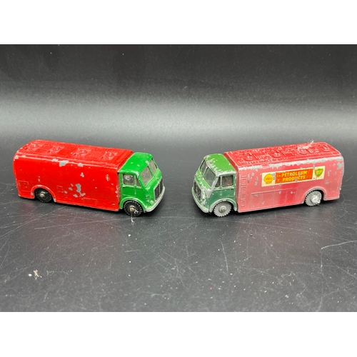 614 - 35 Dinky Dublo die-cast vehicles in original play-worn condition, just one taxi loose from chassis, ... 