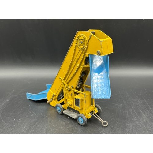 615 - 12 die-cast items mainly Dinky, includes SuperToys Barber-Greene Olding Elevator Loader with conveyo... 