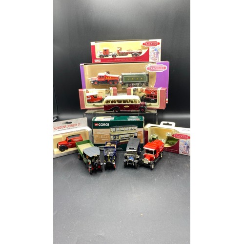 617 - Collection of Die-cast Vehicles. Corgi, Oxford, Lledo, Days Gone. (7 boxed, 5 unboxed). G/VG. 2800g.... 