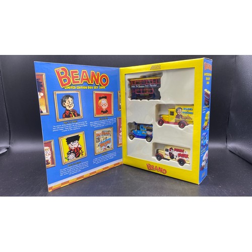 618 - Lledo Beano limited edition box set 2005 & Dandy DA1002. (2). G/VG. 1000g.