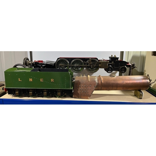 22 - A Model engineers started project, LBSC’s design “Hielan Lassie” 3.5” gauge 4-6-2 tender locomotive,... 