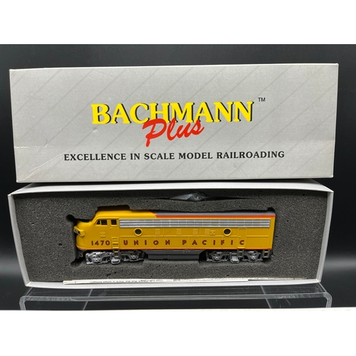 223 - Bachmann Plus EMD F7A & EMD F7B Union Pacific No.1470 Principal Bo-Bo Loco and also motorised DPU Bo... 