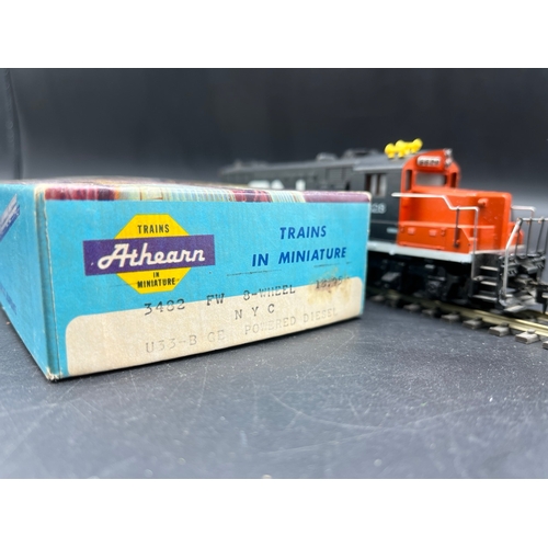 227 - Bachmann Plus B23-7 Diesel Chessie No.8238 item 31108, Tested Runner with Lights, also Mantua-Tyco C... 