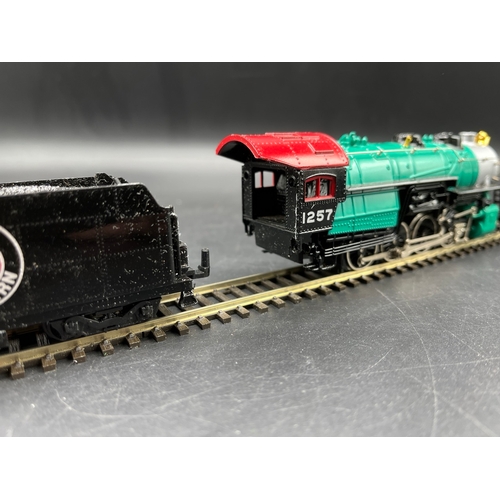 228 - Bachmann 2-8-0 Consolidation Locomotive and 8-wheel Tender 'Reading', Tested Runner, Replica of Amer... 