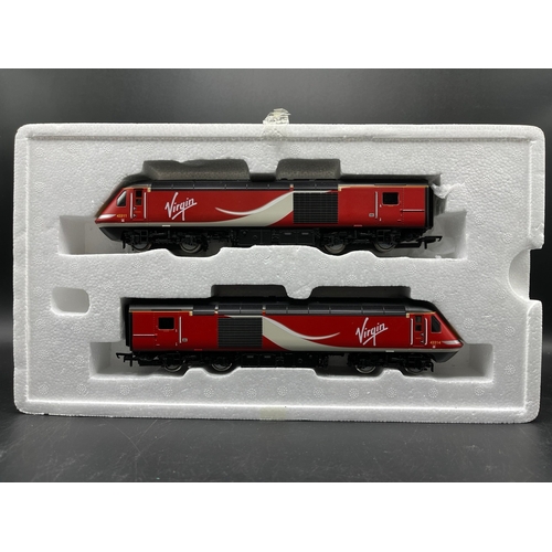 133 - Hornby R3390 Virgin Class 43 HST Pack, Tested Runner with Bi-directional lights - Very Good, Box Goo... 