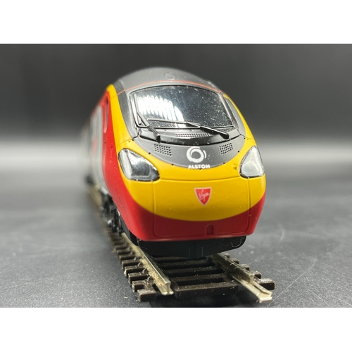 129 - Hornby R1155 Virgin Trains Pendolino OO gauge Train Set, Tested Runner w/lights, DCC Ready, Appears ... 