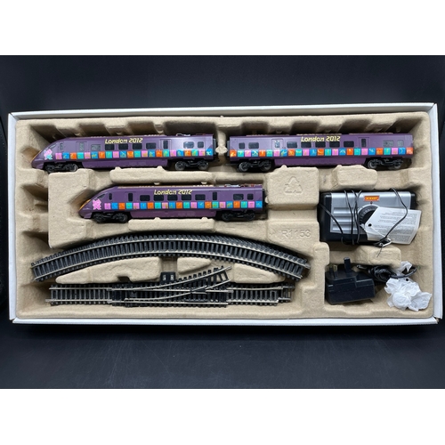 131 - Hornby R1153 London 2012 Train Set OO gauge, Tested Runner, Appears complete except for buffer stop ... 