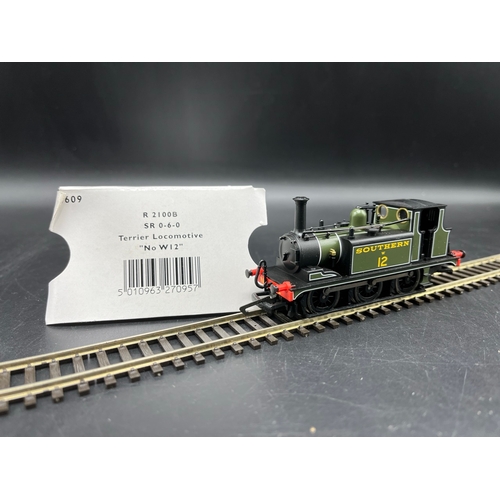 200 - Five Boxed OO gauge Locomotives, each Tested Runner, includes Hornby R2100B Southern Railway 0-6-0 T... 