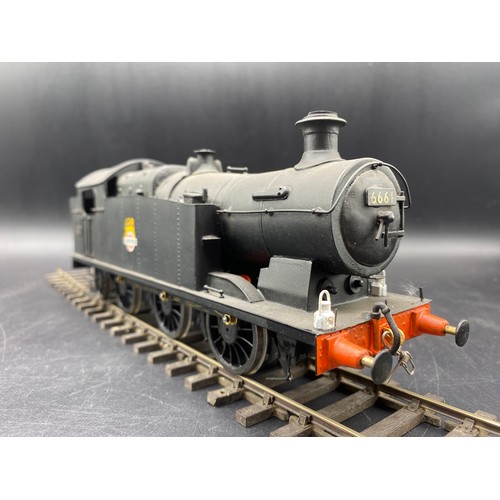 77 - O Gauge GWR 0.6.2 'Collett' tank locomotive No. 6661 in BR Black Livery. (1). G. 2000g
Scratch built... 