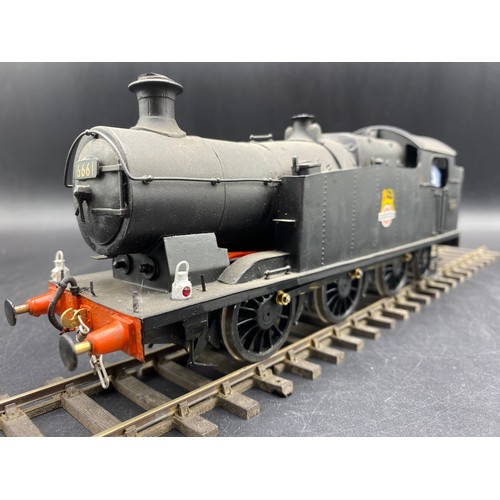 77 - O Gauge GWR 0.6.2 'Collett' tank locomotive No. 6661 in BR Black Livery. (1). G. 2000g
Scratch built... 