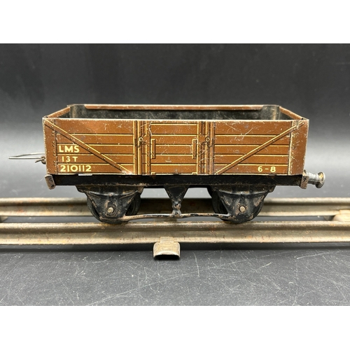 59 - 8 Hornby Meccano No.1 Open Wagons, includes 1927-30 NE and SR, plus others as shown of SR, NE, GW & ... 