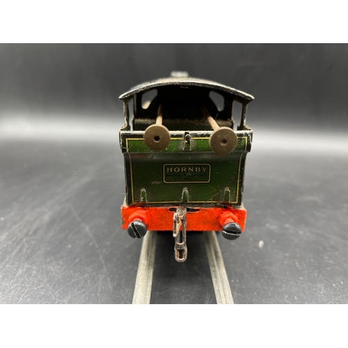 51 - Hornby Meccano Southern E126 1932/36 Clockwork loco, 12 Spoke wheels, Box with label '8517', Note bu... 