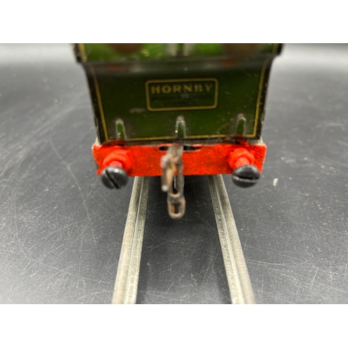 51 - Hornby Meccano Southern E126 1932/36 Clockwork loco, 12 Spoke wheels, Box with label '8517', Note bu... 