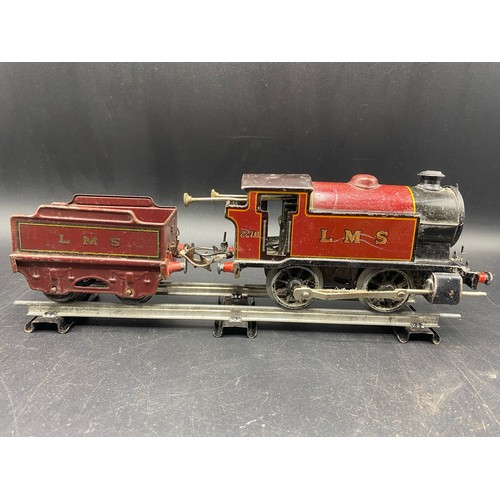 53 - Five Hornby Meccano 'O' Gauge 0-4-0 Clockwork locomotives, includes LMS 2270, Type 501 LMS 5630 with... 