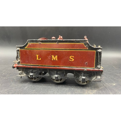 55 - A maroon 4-4-2 'Grenadier Guardsman' Gauge 0 Hornby LMS No.3 locomotive 6110 with 6-wheel tender, Cl... 