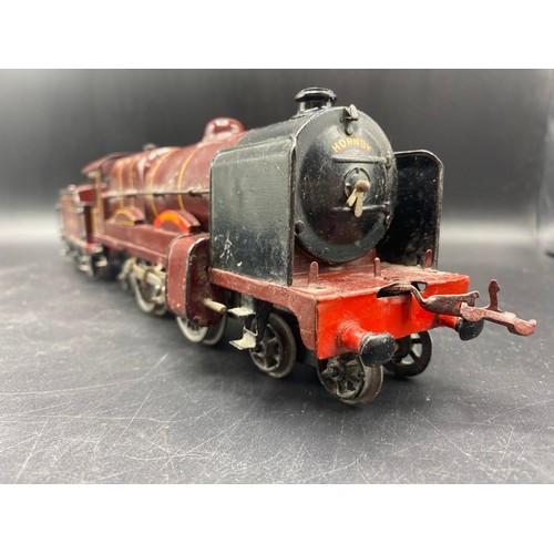 55 - A maroon 4-4-2 'Grenadier Guardsman' Gauge 0 Hornby LMS No.3 locomotive 6110 with 6-wheel tender, Cl... 