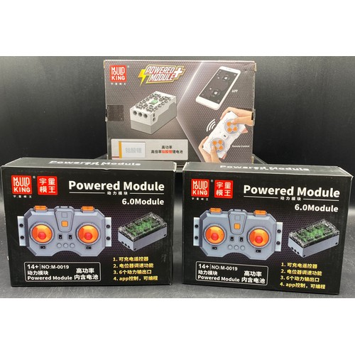 776 - 2 Mould King Powered Modules 6.0 & 1 Powered Module+ 4.0 Intelligent Module, all boxed as new. VG. 6... 