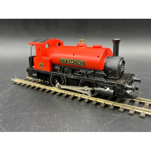 208 - Three OO gauge Steam Locomotives, Hornby 0-4-0 Desmond #7 Good (Tested Runner), Triang 4-6-2 'Prince... 