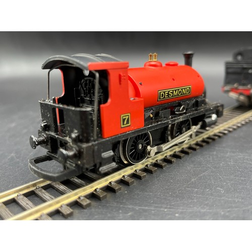 208 - Three OO gauge Steam Locomotives, Hornby 0-4-0 Desmond #7 Good (Tested Runner), Triang 4-6-2 'Prince... 