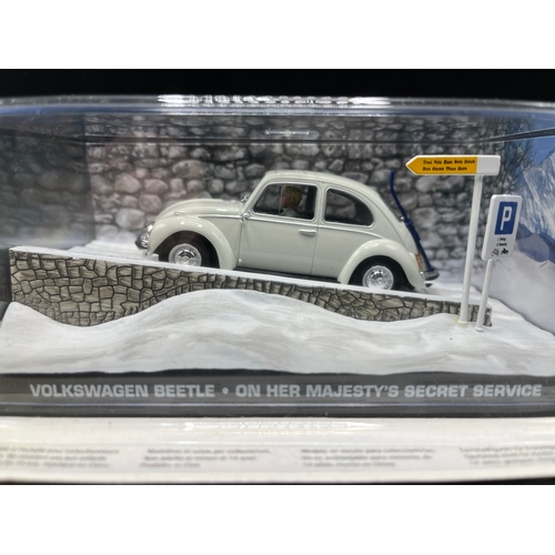 625 - James Bond 007 'On Her Majesty's Secret Service' die-cast vehicles in scenic presentation pack from ... 