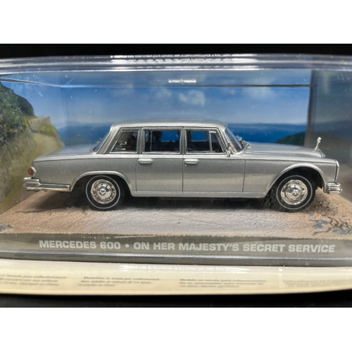 625 - James Bond 007 'On Her Majesty's Secret Service' die-cast vehicles in scenic presentation pack from ... 